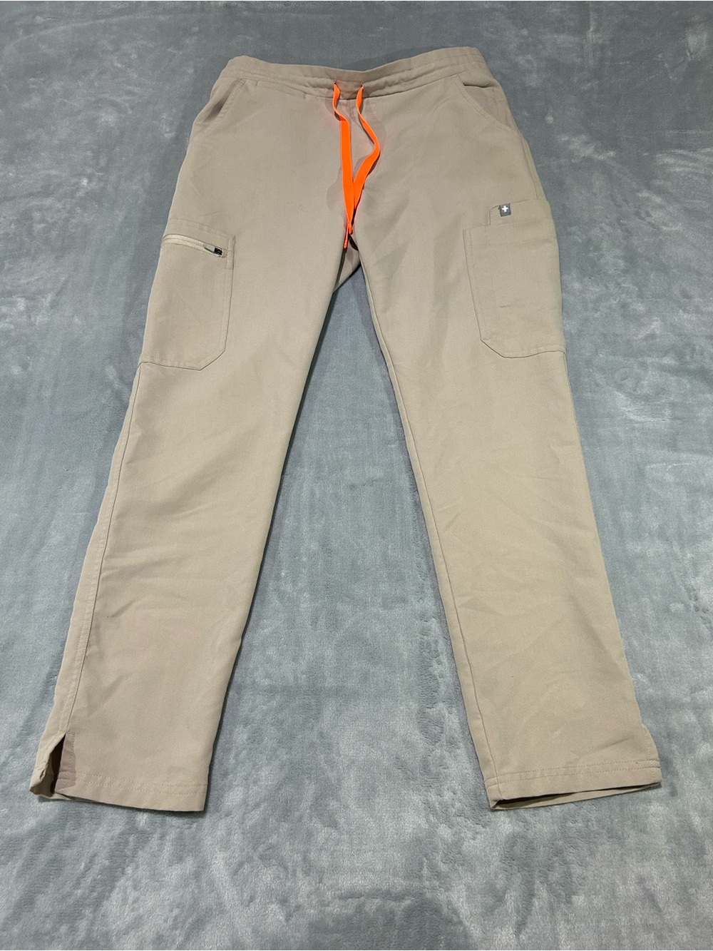 FIGS Technical Collection Women’s XS Beige Twill Scrub Pants Medical # 1553